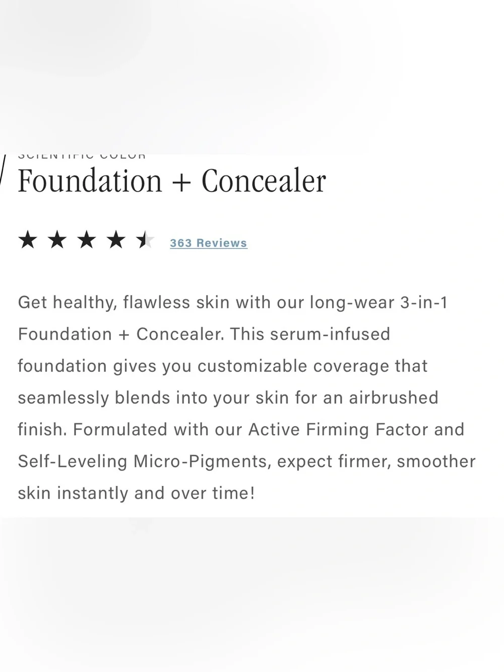 SKINN Scientific Color Liquid Wand Foundation & Concealer-new